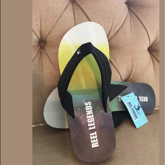 reel legends flip flops